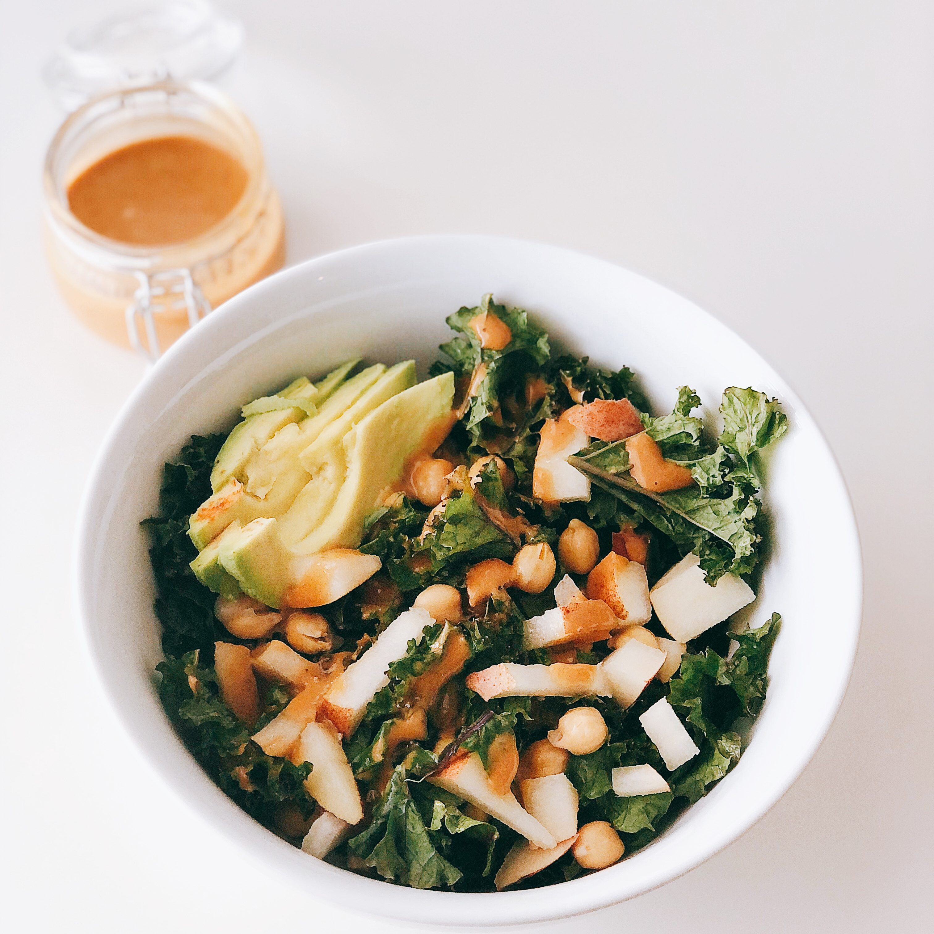 Pear, Avocado and Miso Salad in 15-minutes